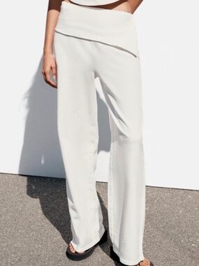 NWT Zara ASYMMETRIC WAIST PANTS